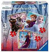 3 פאזלים 25/36/49 frozen